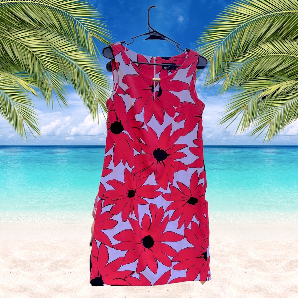 Ronni Nicole Floral Formal Beach Dress
